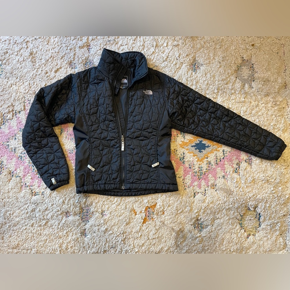 The North Face Black Quilted Jacket xs